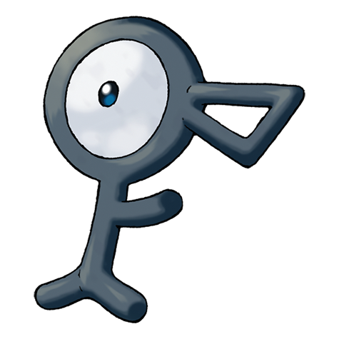 A image with the Pokémon called Unown